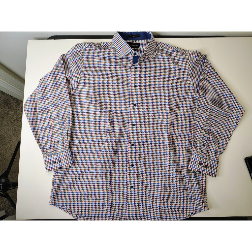 PAUL FREDRICK ® Houndstooth 17-34 - Slim Fit - Shirt
